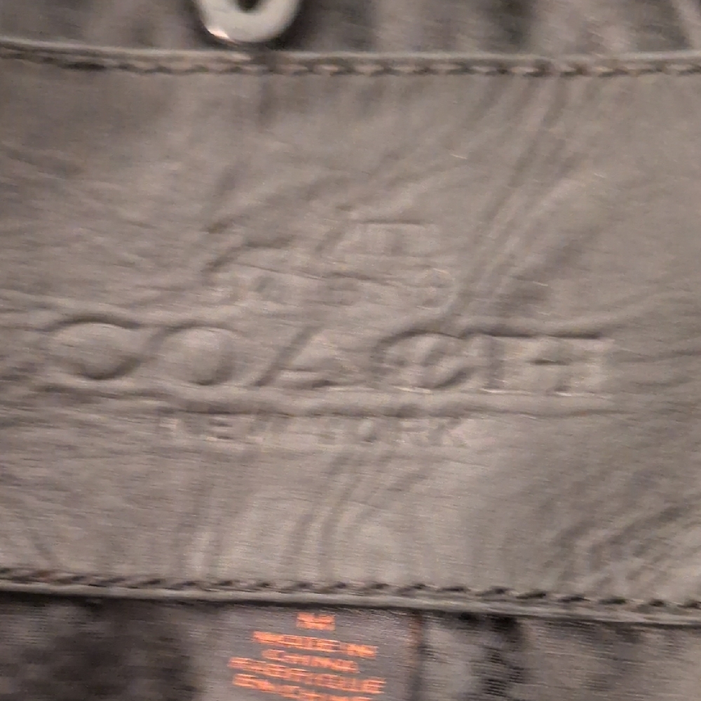 Coach Black Leather Bomber Jacket with Removable Shearling Collar- FREE SHIPPING - Picture 2 of 16